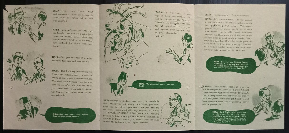 AOP IMT India The Story of Raja Baba & Hira NSC 1940’s advertisement brochure