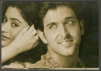 AOP India Bollywood vintage postcard HRITHIK ROSHAN & NEHA SHARMA