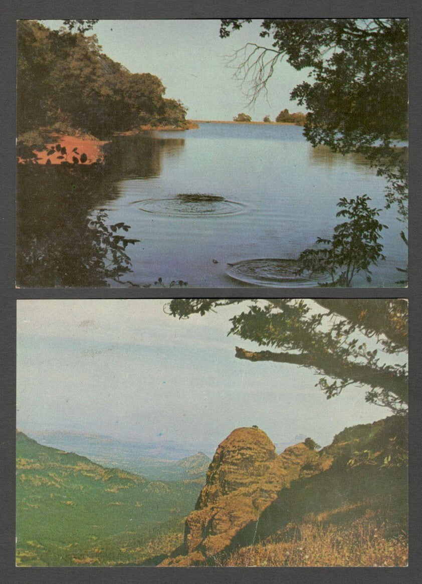 AOP India MATHERAN vintage postcards (6)
