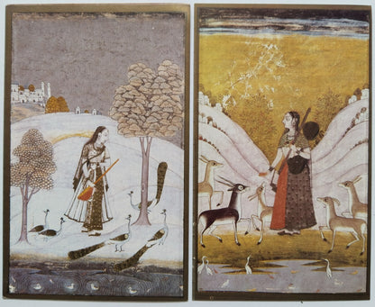 AOP INDIA packet of 10 vintage DECCANESE ART postcards