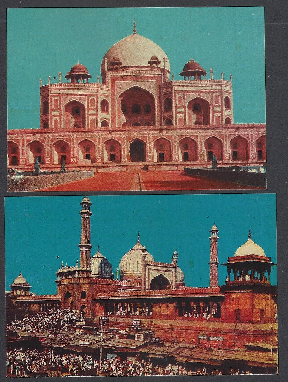 AOP India Delhi vintage postcards (9)
