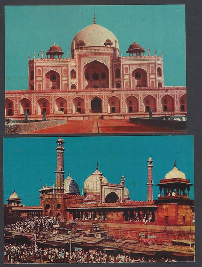 AOP India Delhi vintage postcards (9)