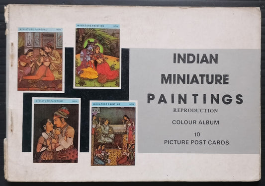 AOP India vintage booklet of 10 postcards - Indian Miniature Paintings
