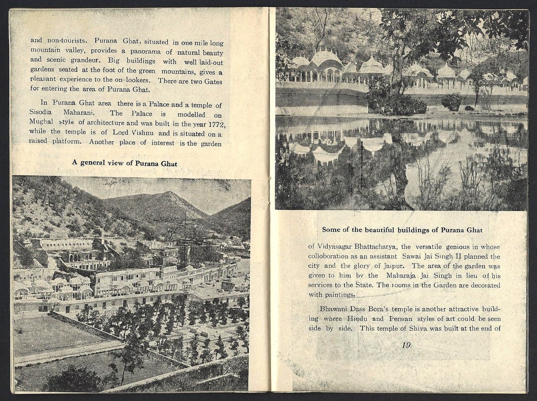 India 1957 Tourist booklet :  JAIPUR & AMBER