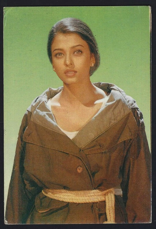 AOP India Bollywood AISHWARYA RAI vintage postcard 