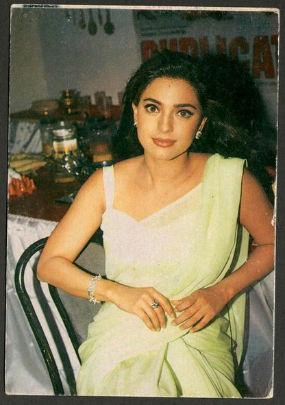 AOP India Bollywood JUHI CHAWLA vintage postcard 