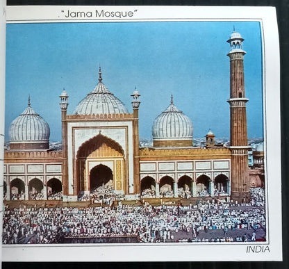AOP India DELHI booklet of 10 colour postcards