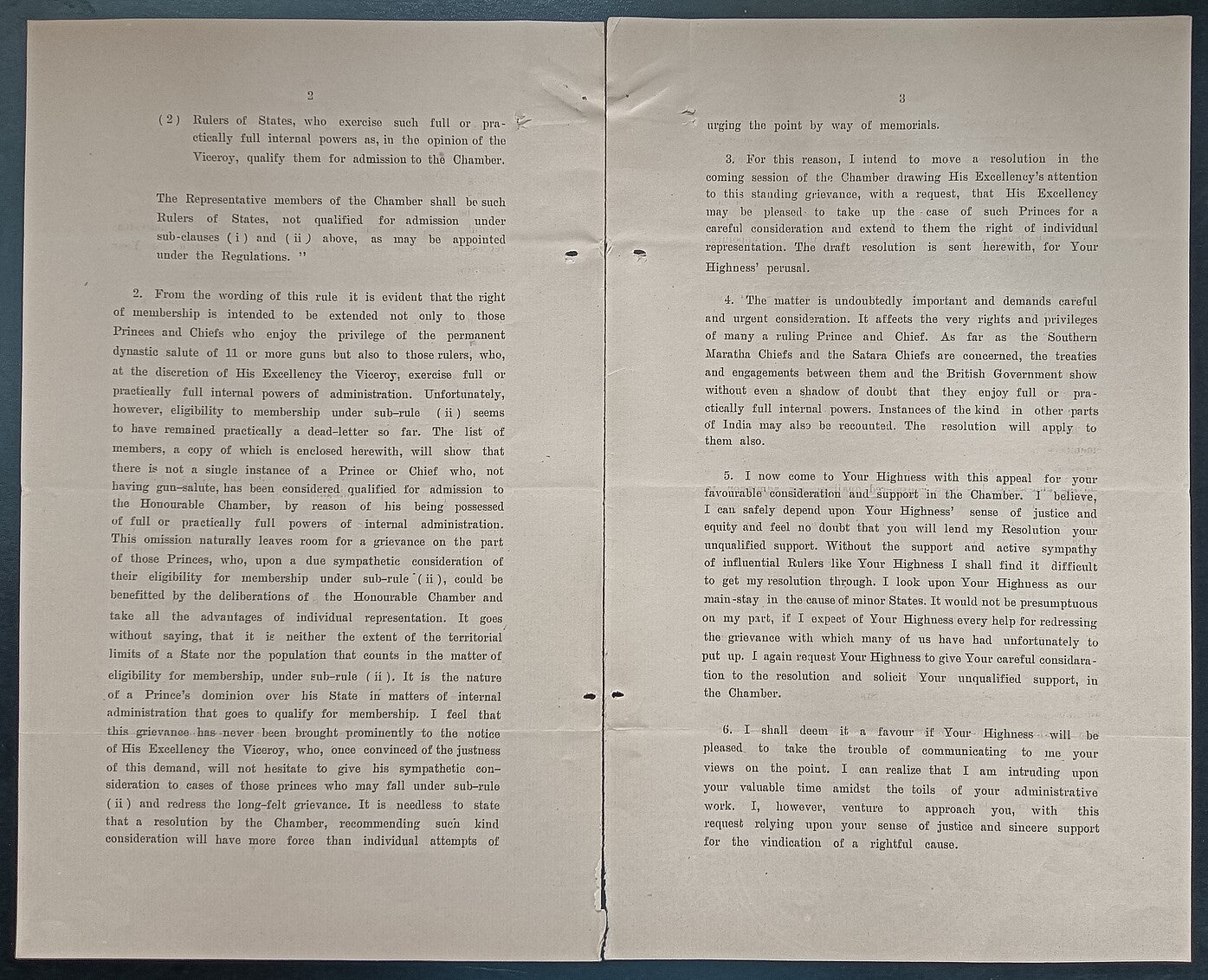 India 1933 crested letter JAMKHANDI STATE signed Maharaja S A Patwardhan