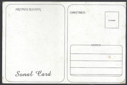 AOP India Bollywood vintage postcard - HRITHIK ROSHAN