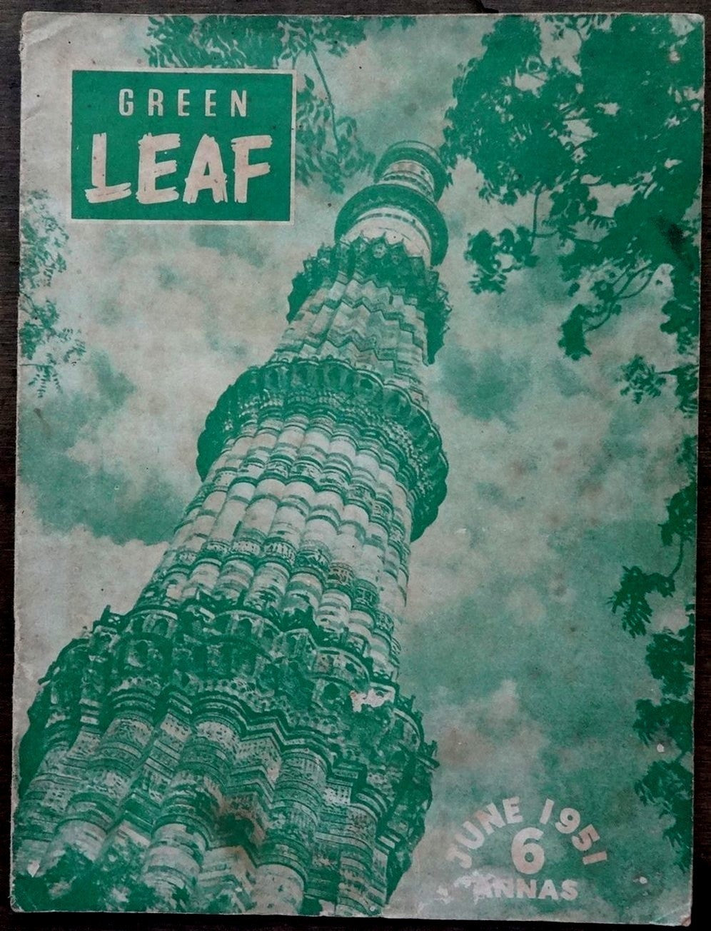 India June 1951 GREEN LEAF cinema & social magazine