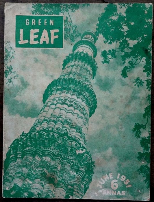 India June 1951 GREEN LEAF cinema & social magazine