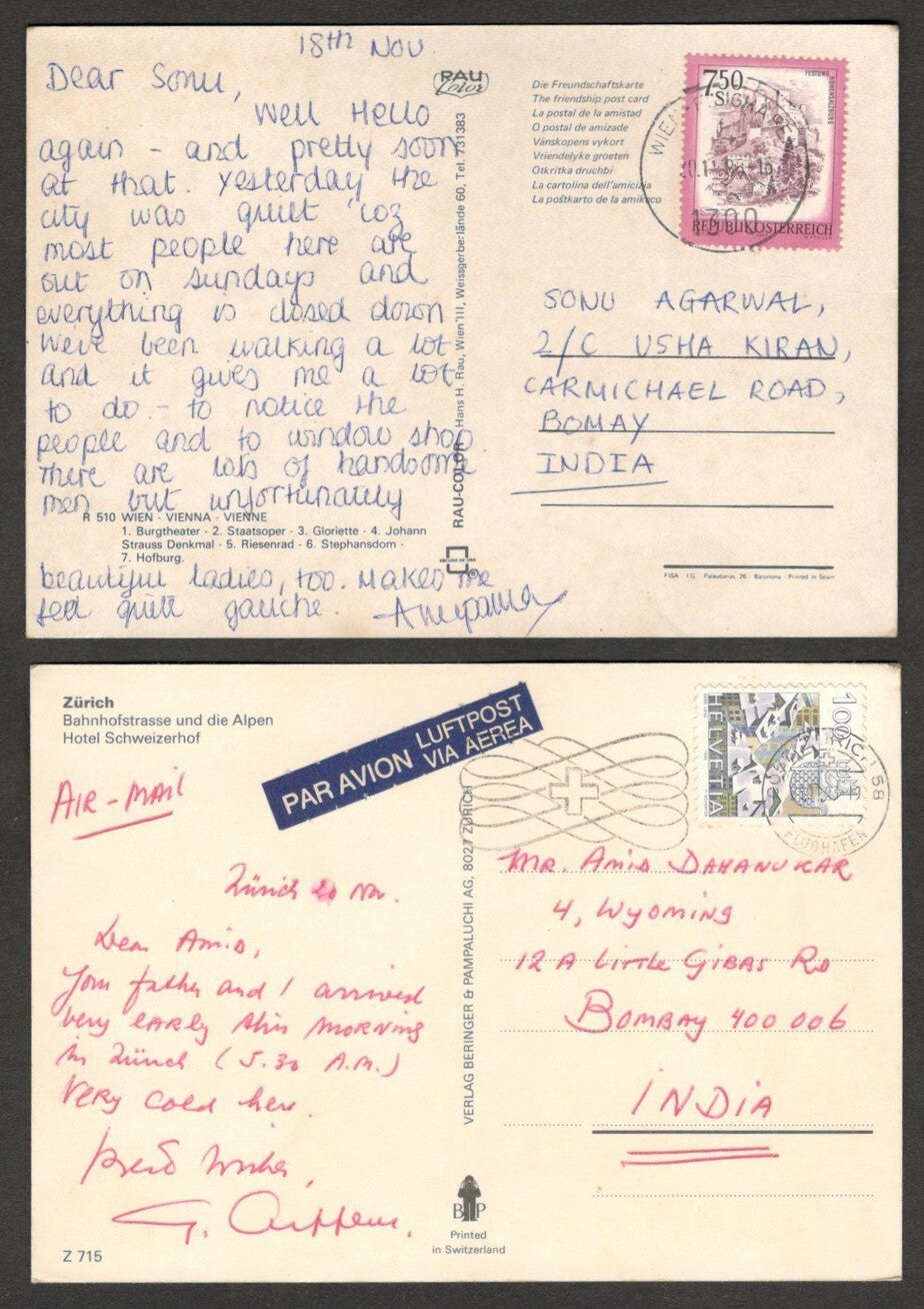 AOP India incoming postcards from many different countries (10)
