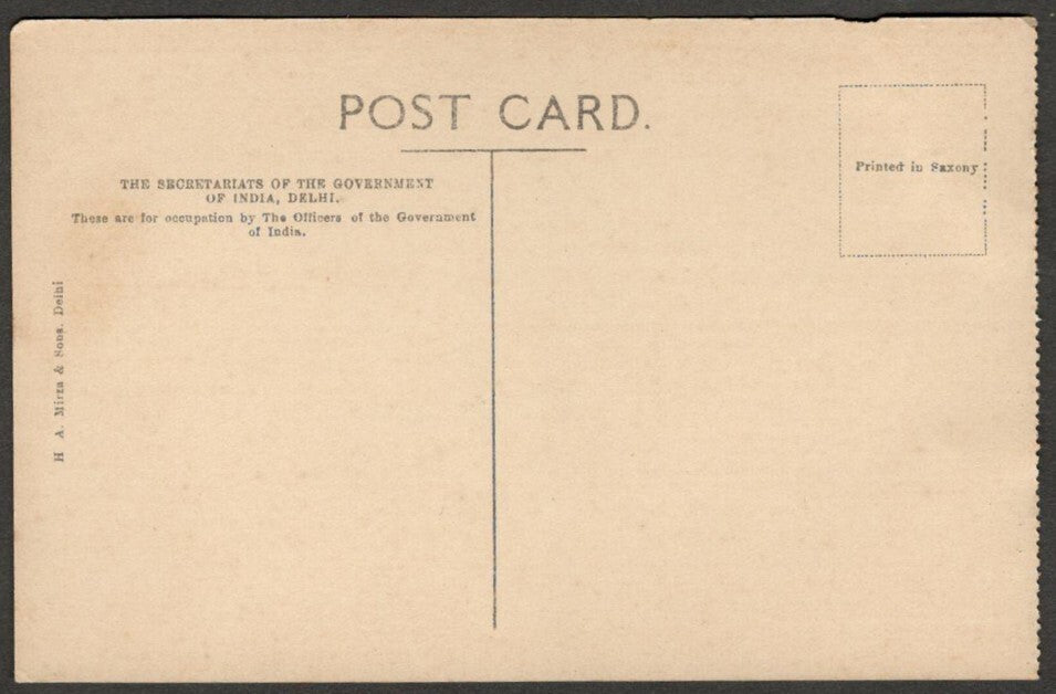 AOP India vintage postcard The Secretariats of the Government of India, DELHI