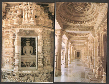 (AOP) India vintage postcards - DELWARA - MT. ABU (7)