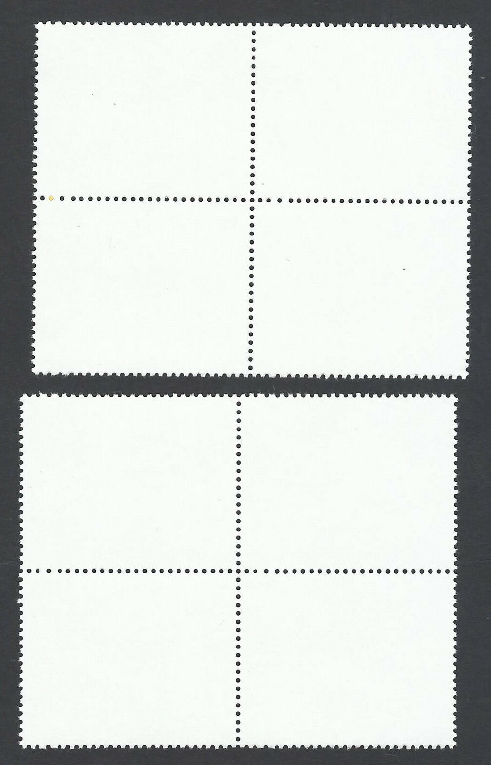 India 2019 Textile Embroidery  10R MNH ERROR : BLACK DRY PRINT block of 4