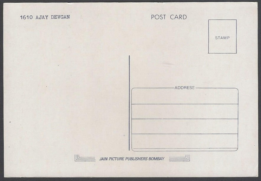 AOP India Bollywood vintage postcard AJAY DEVGAN