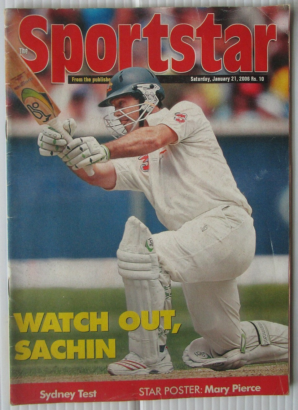 India Sports Star 2002-04-05-06 with much Cricket coverage (5 issues)