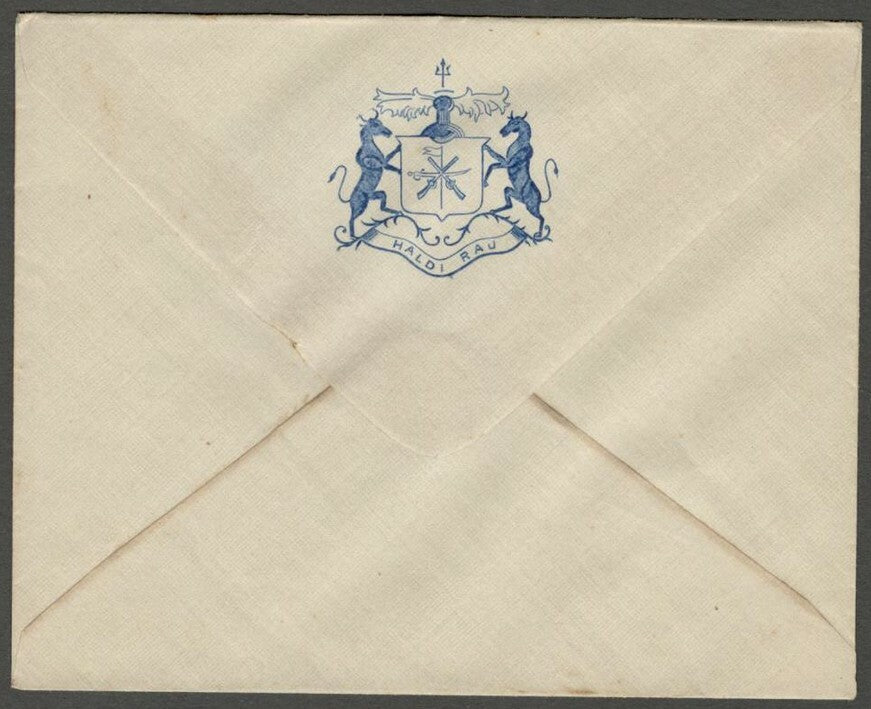 AOP India - HALDI State - Crested Envelope