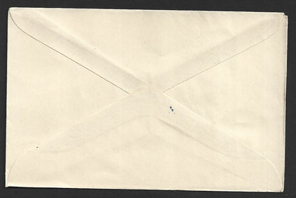 India 25p envelope ALBINO error
