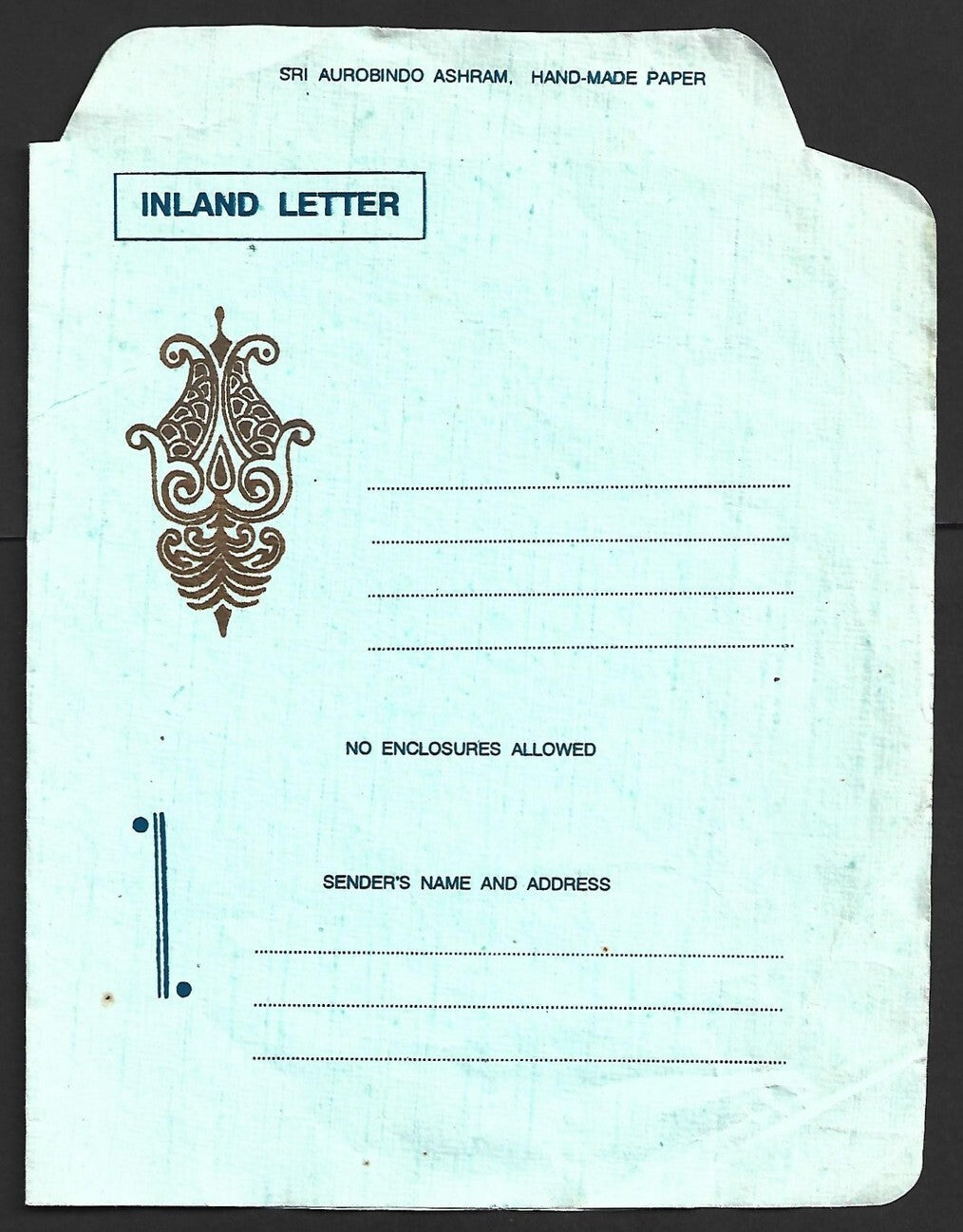 AOP India Sri Aurobindo Ashram vintage stationery (10)