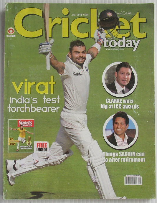 Cricket Today January 2014 issue Virat india’s test torchbearer