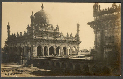 AOP India vintage rppc real photo postcard IBRAHIM RAZA, BIJAPUR