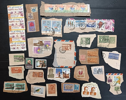 India unpicked on paper commemorative mix (100)