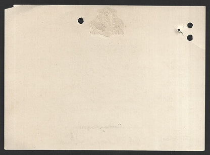 India 1930 crested Military Band Programme Kanker, Bastar