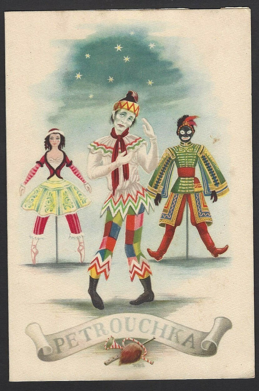 B.I. British India Line Ballets menu cards (4)