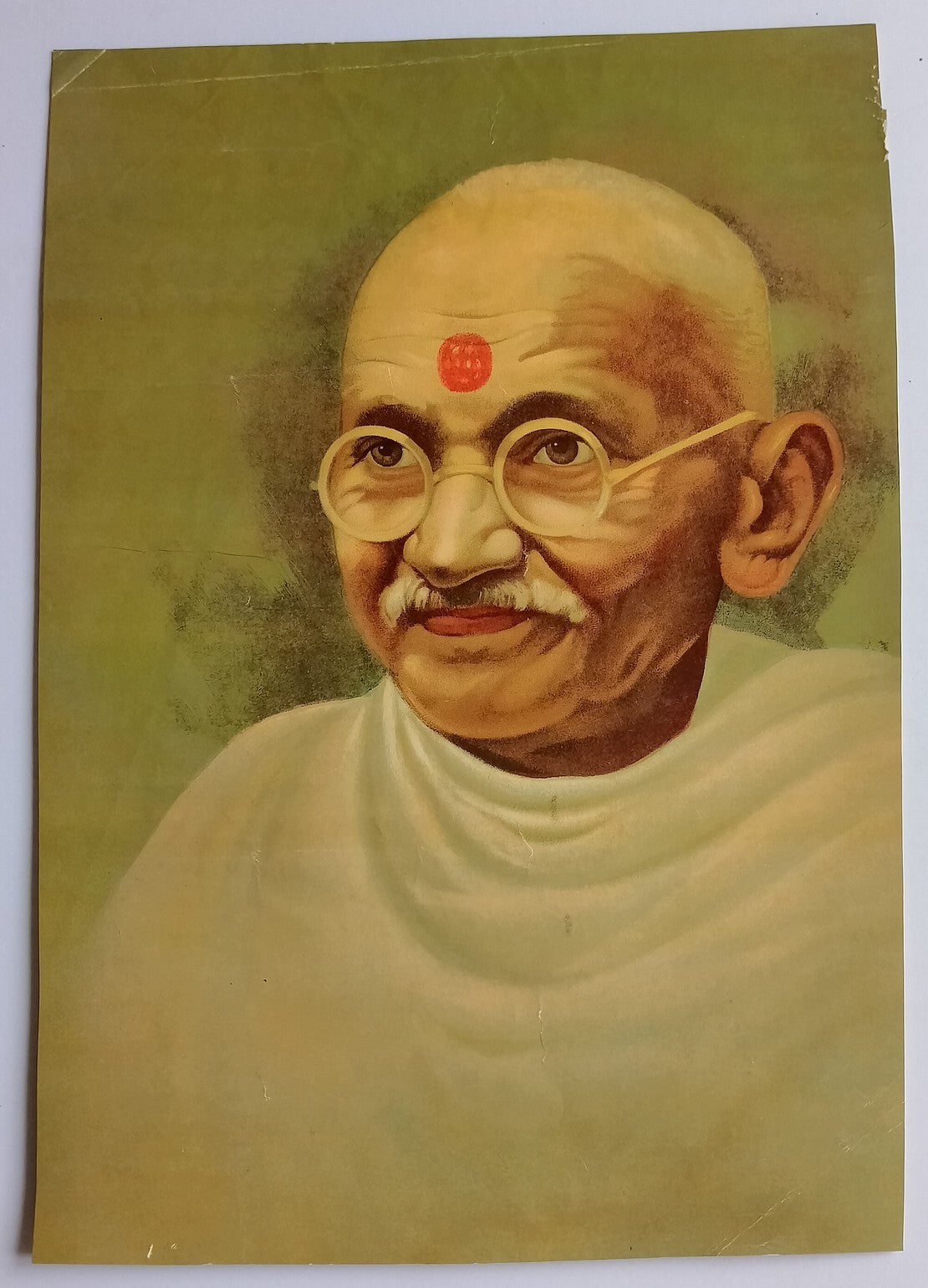 AOP India vintage poster MAHATMA GANDHI 10x14 inches R