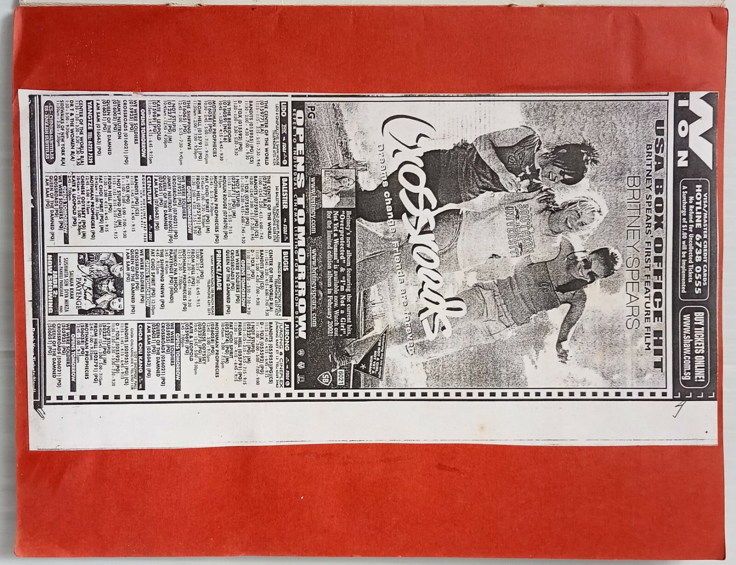 AOP 2002 AUSTIN POWERS 3 Britney Spears India concert - organizer's scrapbook