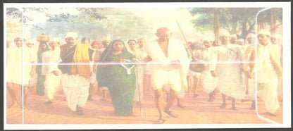 AOP India 2021 Gandhi Mahotsav special cover with label