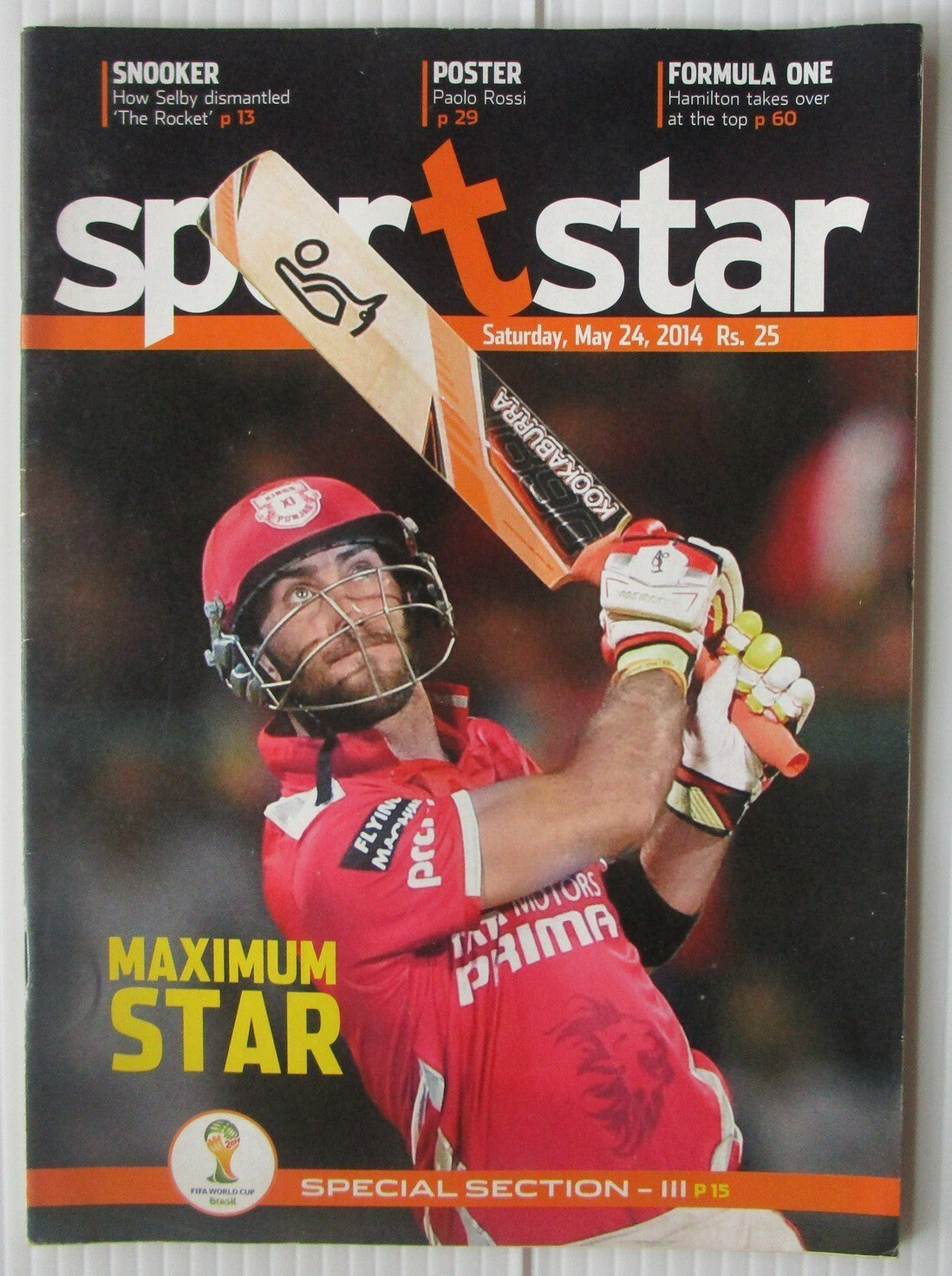 India Sports Star 201-2014 with much Cricket coverage (5 issues)