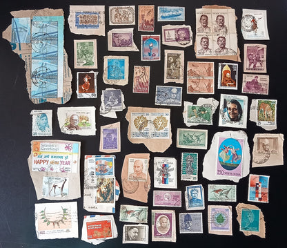 India unpicked on paper commemorative mix (200)