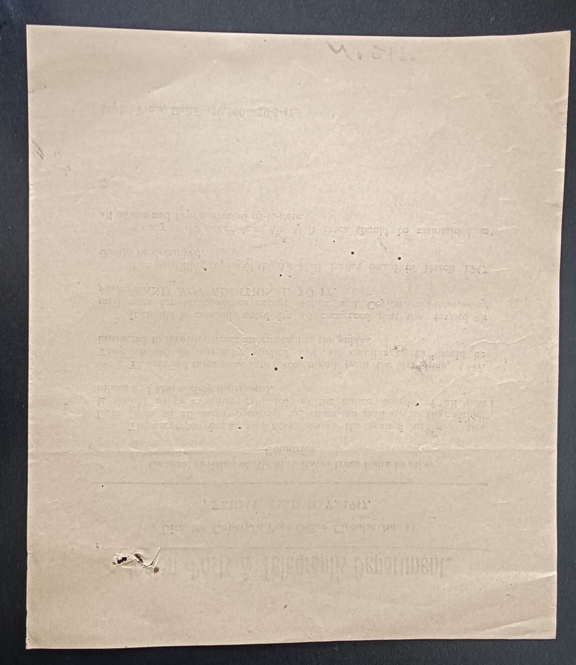 India POSTAL NOTICE 13 23 May 1947 Revision Air Mail Rates by Country + CIRCULAR