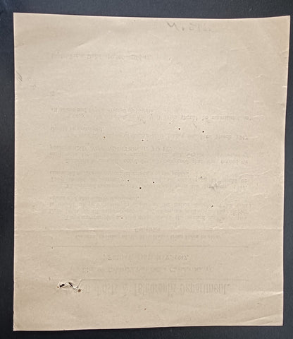 India POSTAL NOTICE 13 23 May 1947 Revision Air Mail Rates by Country + CIRCULAR