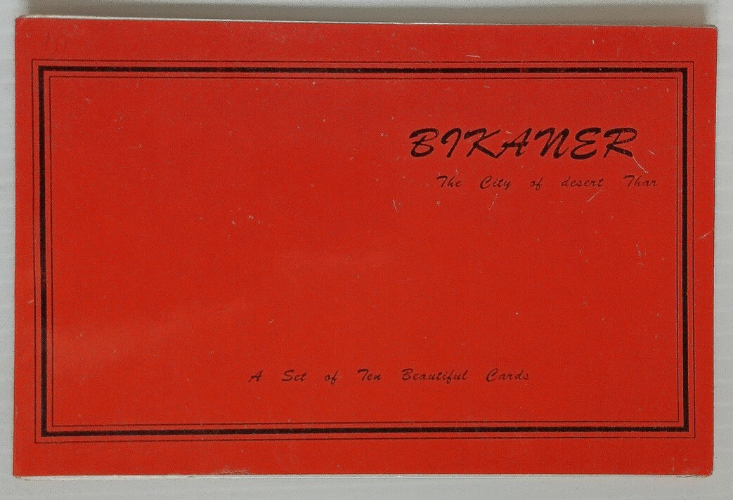 AOP India BIKANER booklet of 10 postcards