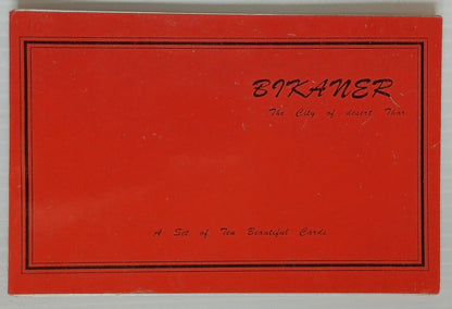 AOP India BIKANER booklet of 10 postcards