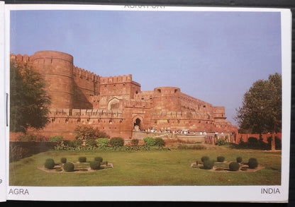 AOP India vintage booklet of 10 postcards - Agra Fort