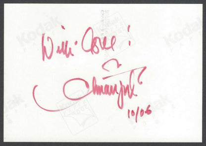 AOP India Bengali Cinema: Chiranjeet Chakraborty, Actor & Director signed photo 
