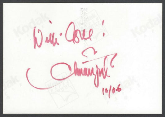 AOP India Bengali Cinema: Chiranjeet Chakraborty, Actor & Director signed photo 