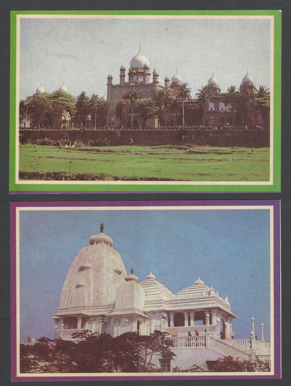 India HYDERABAD vintage postcards (10)