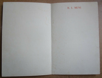 B I British India Steam Navigation Co blank menu folders (10)