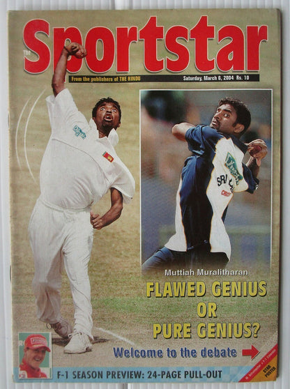 India Sports Star 2004 with much Cricket coverage (5 issues)