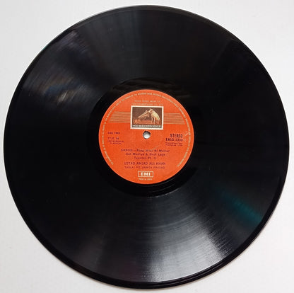 India HMV 33rpm record - Instrumental Classical : Ustad Amjad Ali Khan