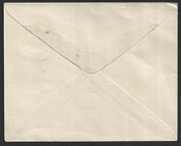 India 15np envelope ALBINO error
