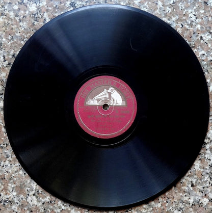 India 1940s HMV 78rpm Love Songs by Juthika Roy zaz Ӝ