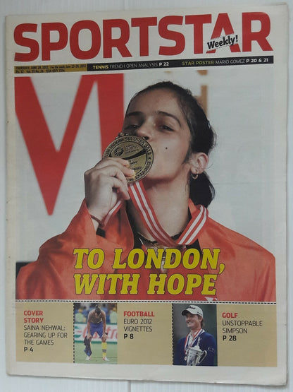 India Sportstar 2007-12 TENNIS cover issues 10” X 13” (5)