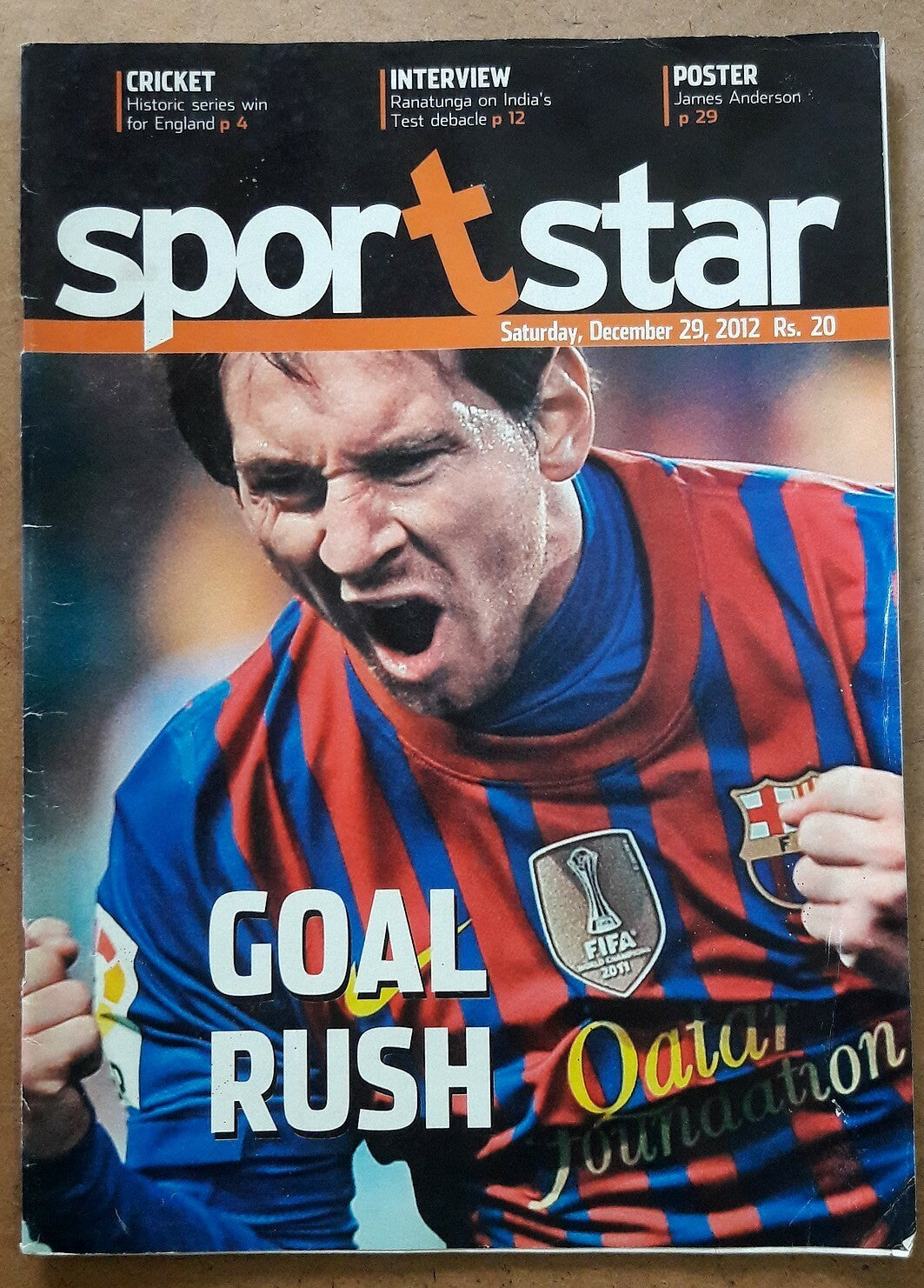 India Sports Star 2012-2014 with much Cricket coverage (5 issues)