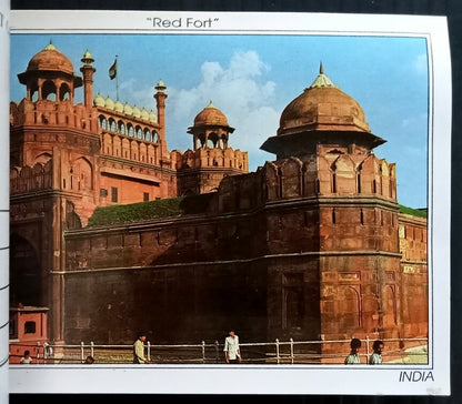 AOP India DELHI booklet of 10 colour postcards